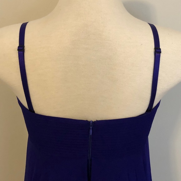 NWT Blue/Purple Silk BCBG Cocktail Dress - Picture 9 of 14